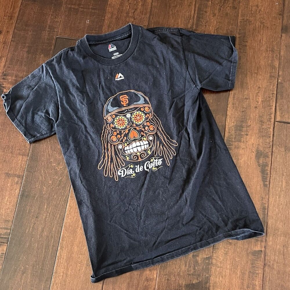 San Francisco Giants Dia De Los Muertos Day Of The Dead Skull T Shirt Size S MLB
